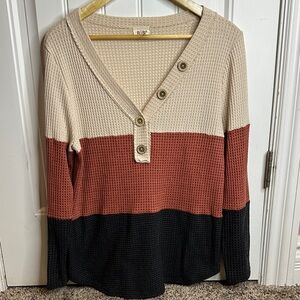 BiBi Waffle Knit Long Sleeve